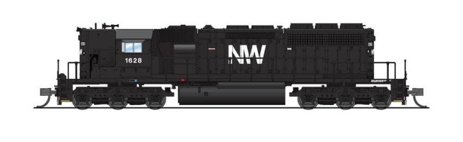 Broadway Limited #6213 EMD SD40-2 w/High Nose N&W #1635 Large "NW" Scheme Paragon4 Sound/DC/DCC
