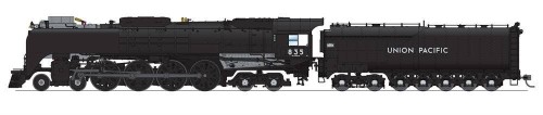 Broadway Limited #6642 Union Pacific 4-8-4 Class FEF-3 #835 Black & Graphite Paragon4 Sound/DC/DCC Smoke