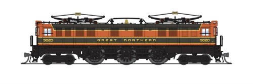 Broadway Limited #3966 P5a Boxcab, Great Northern #5020, Empire Builder, Paragon4 Sound/DC/DCC