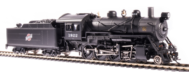 Broadway Limited #6342 2-8-0 Consolidation C&NW #1822 Paragon3 Sound/DC/DCC Smoke
