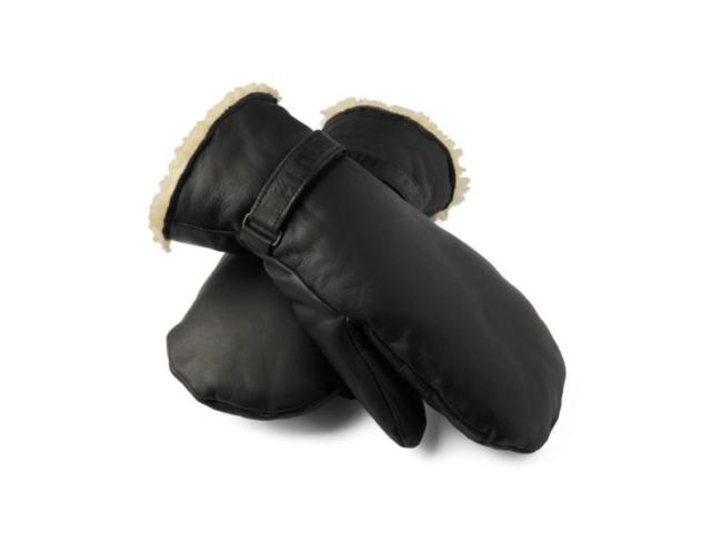 Men's Lined Leather Mitts
