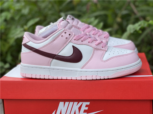 Nike Dunk Low Pink Foam Red White