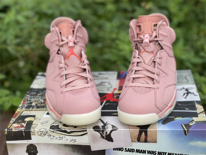 Aleali May x Air Jordan 6 Retro 'Millennial Pink'