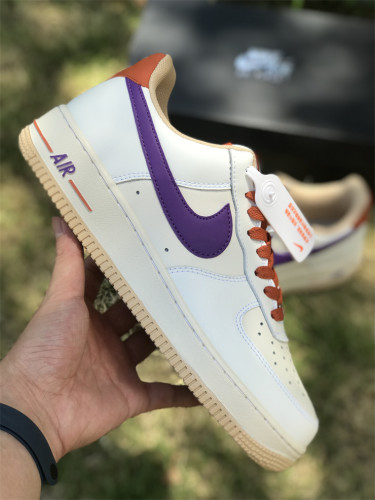 WOMEN 	 Nike Air Force 1 AF1 Low “ White Purple Red”