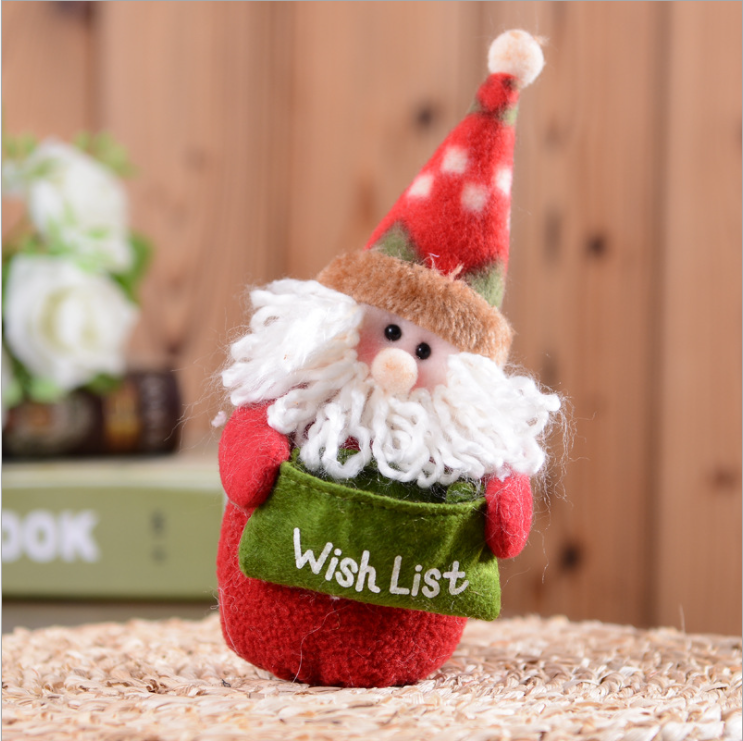 Santa Claus Christmas Doll Merry Christmas Decorations for Home 2021 Navidad Natal Gifts