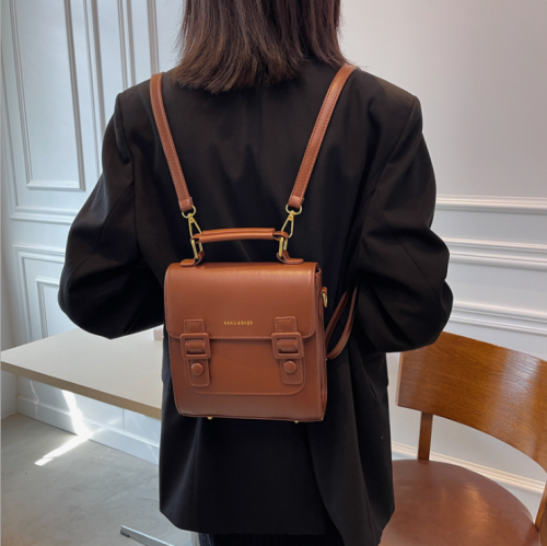 Fashion Women Backpack Female High Quality Leather 2021 Book School Bags for Teenage Girls