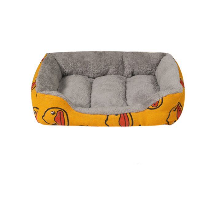 Dog Bed Sofa Puppy Cushion Mat For Cats House Super Soft Pet Kennel Washable Round Plush Fluffy Warm Sleeping Bag Cat Donut