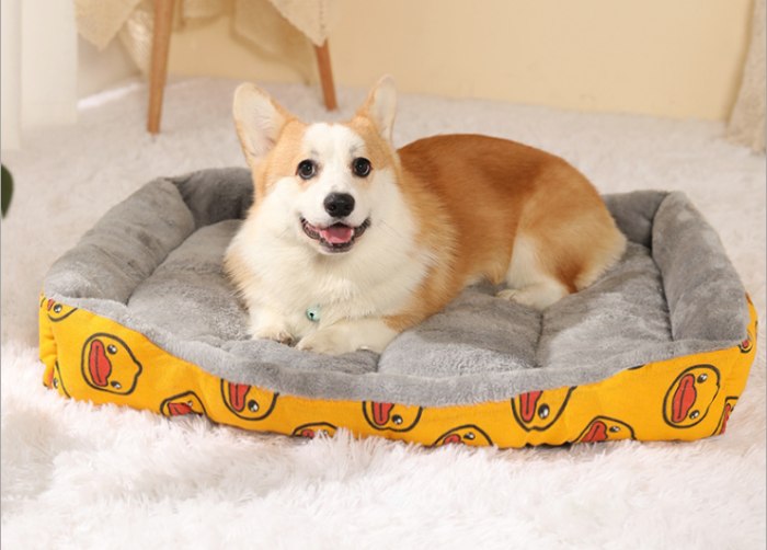 Dog Bed Sofa Puppy Cushion Mat For Cats House Super Soft Pet Kennel Washable Round Plush Fluffy Warm Sleeping Bag Cat Donut