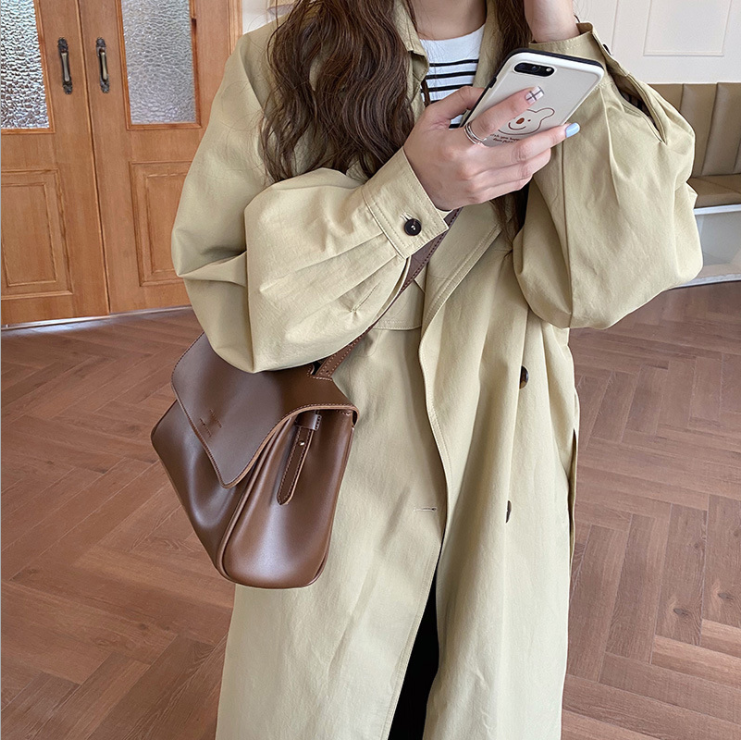 Womens Bag Simple shoulder bag large capacity commuter Tote casual all-match messenger