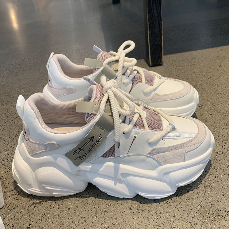 Spring Women Platform Sneakers Designers 2022 New Breathable Chunky Vulcanize Shoes