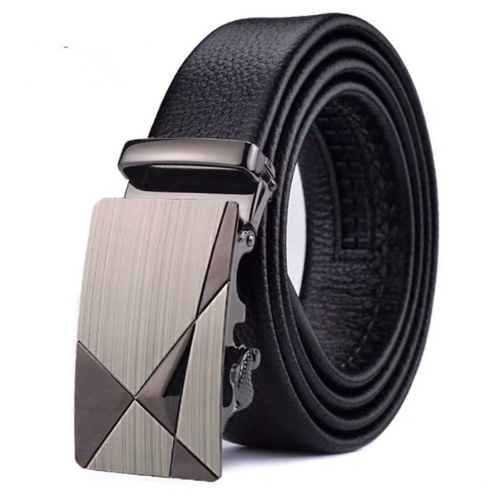 Women Men Belt 3.8 cm Cowhide Leather Buckle Belt Unisex Waistband Waist Strap