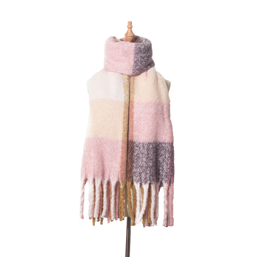 Women Men Scarf Wool Cashmere Scarves Shawl Blanket Wrap Knit