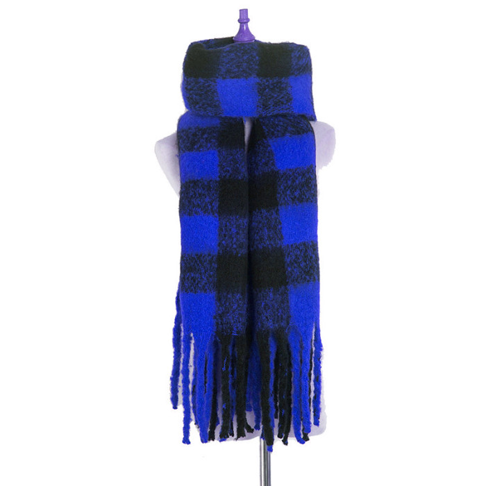 Women Men Scarf Wool Cashmere Scarves Shawl Blanket Wrap Knit