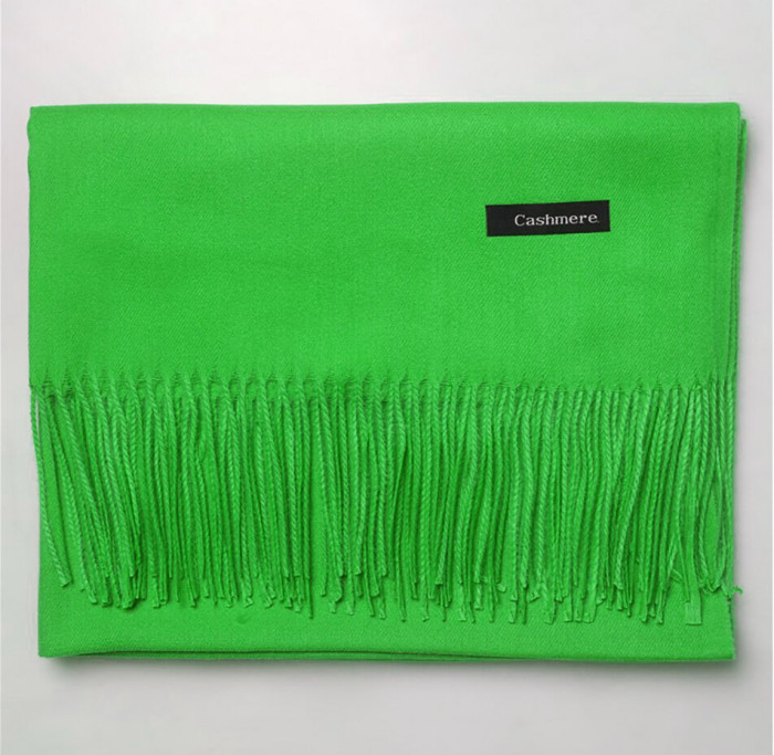 Women Men Logo Scarf Wool Cashmere Scarves Shawl Blanket Wrap Knit