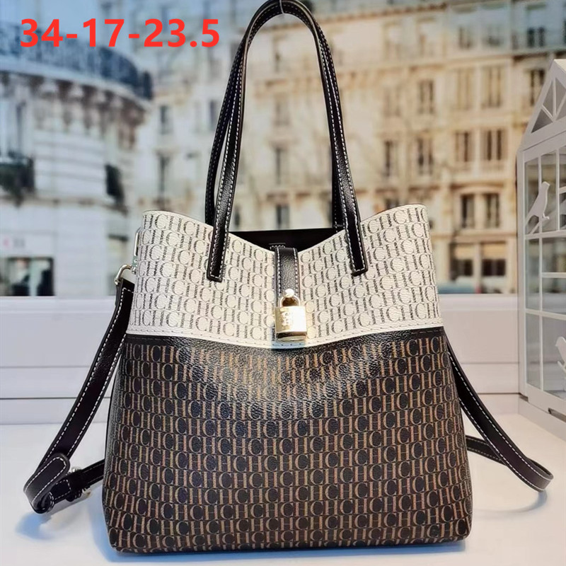 Women Brown Large Leather Tote Medium Shoulder Shopping Bag Handbags