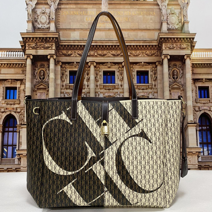 Women Brown Large Leather Tote Medium Shoulder Shopping Bag Handbags