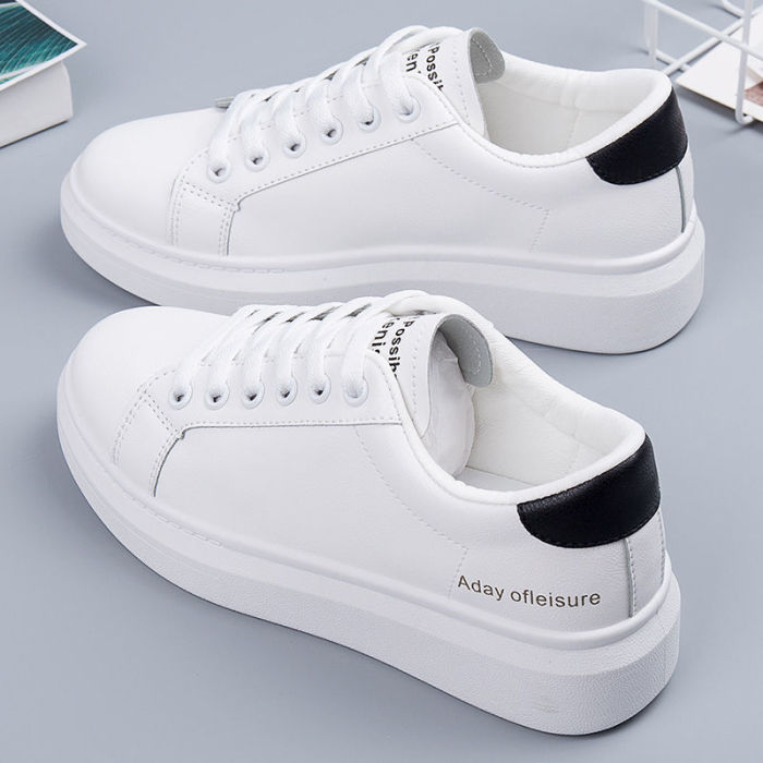 Men Women Leather Sneakers Casual Trainers Athletic Shoes Unisex