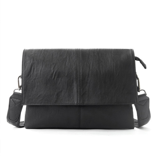 Men Messenger Shoulder Bag Classic Flap Bags Leather Handbags Business