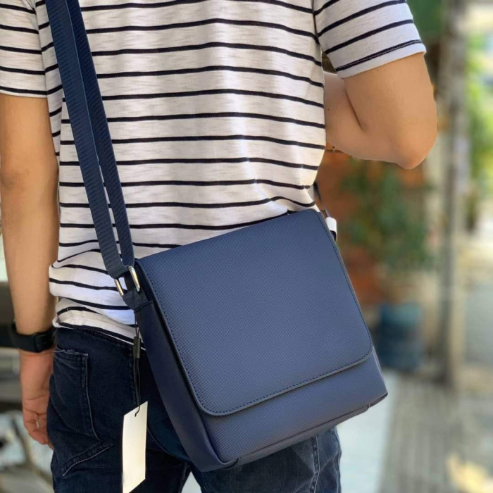 Men Outdoor Messenger Shoulder Bag Flap Bags Leather Small Handbags Business