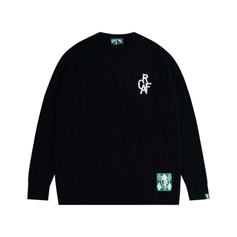 Men Women Knit Sweater Jumper Pullovers Cardigan Tops Unisex Sweatshirts