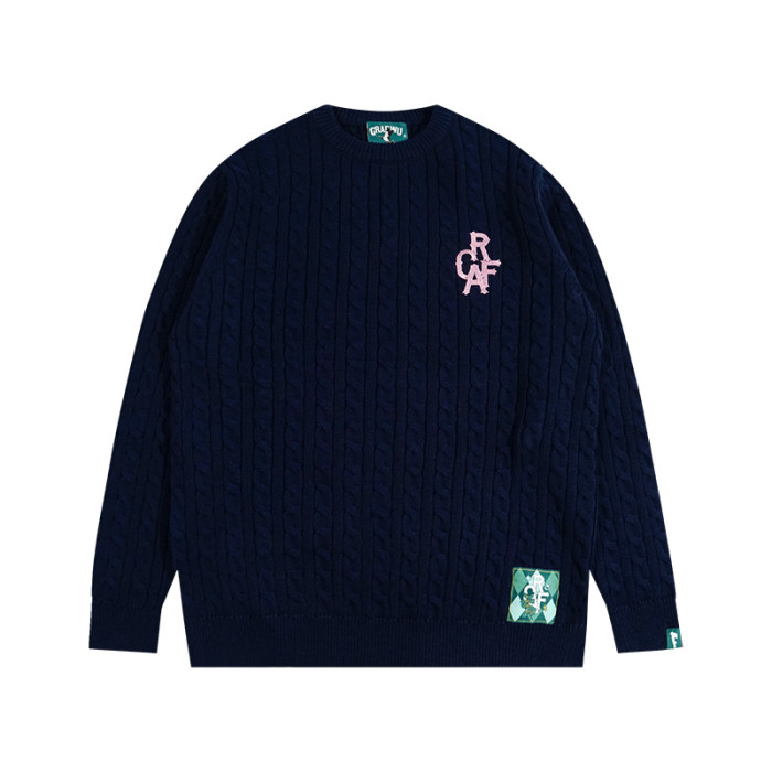 Men Women Knit Sweater Jumper Pullovers Cardigan Tops Unisex Sweatshirts