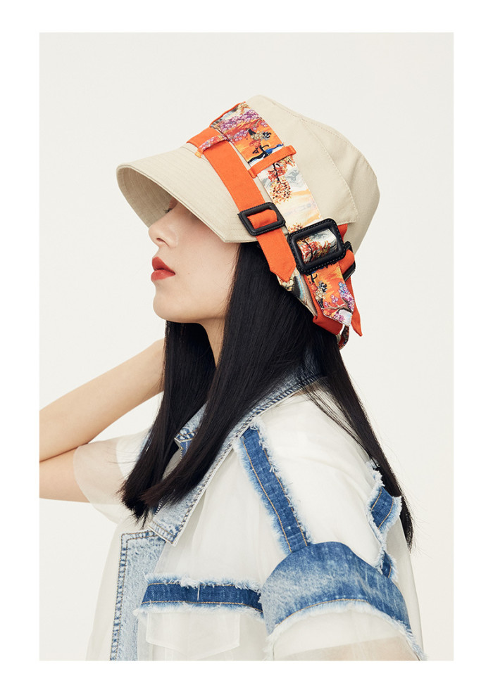 Men Women Casual Bucket Hat Narrow Flared Brim Cloche Hat Headwear Caps