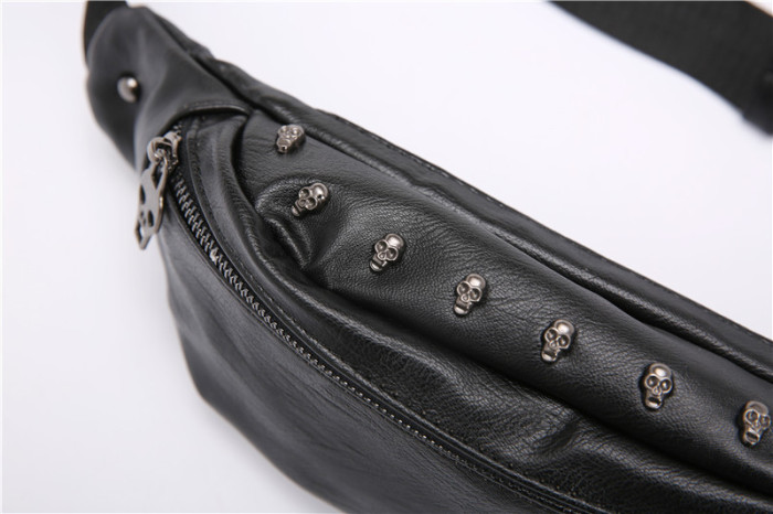 Men Bumbag Belt Bag Waist Pack Crossbody Bag Leather Shoulder Hip Chest Pouch Phone Purse
