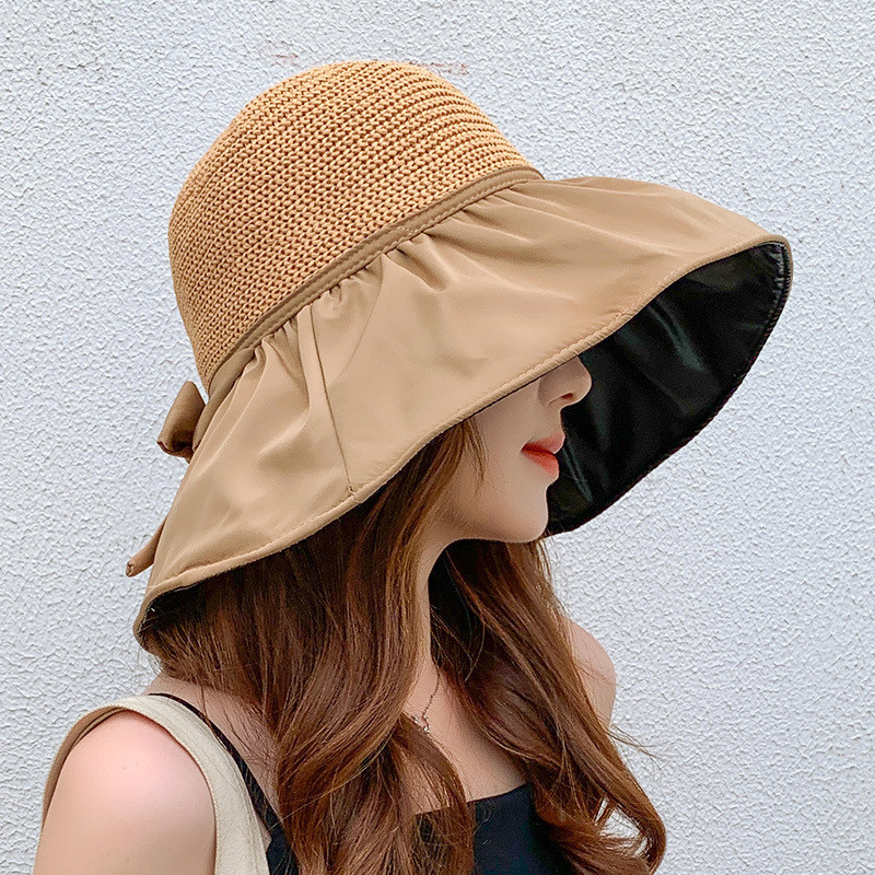 Men Women Casual Bucket Hat Narrow Flared Brim Cloche Hat Headwear Caps