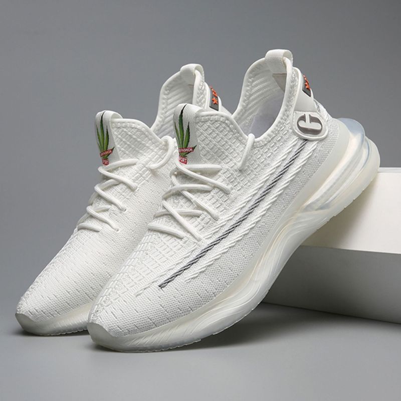 Men Women Sneakers Low-top Reflective Runner Slip On Trainers Athletic Shoes Unisex