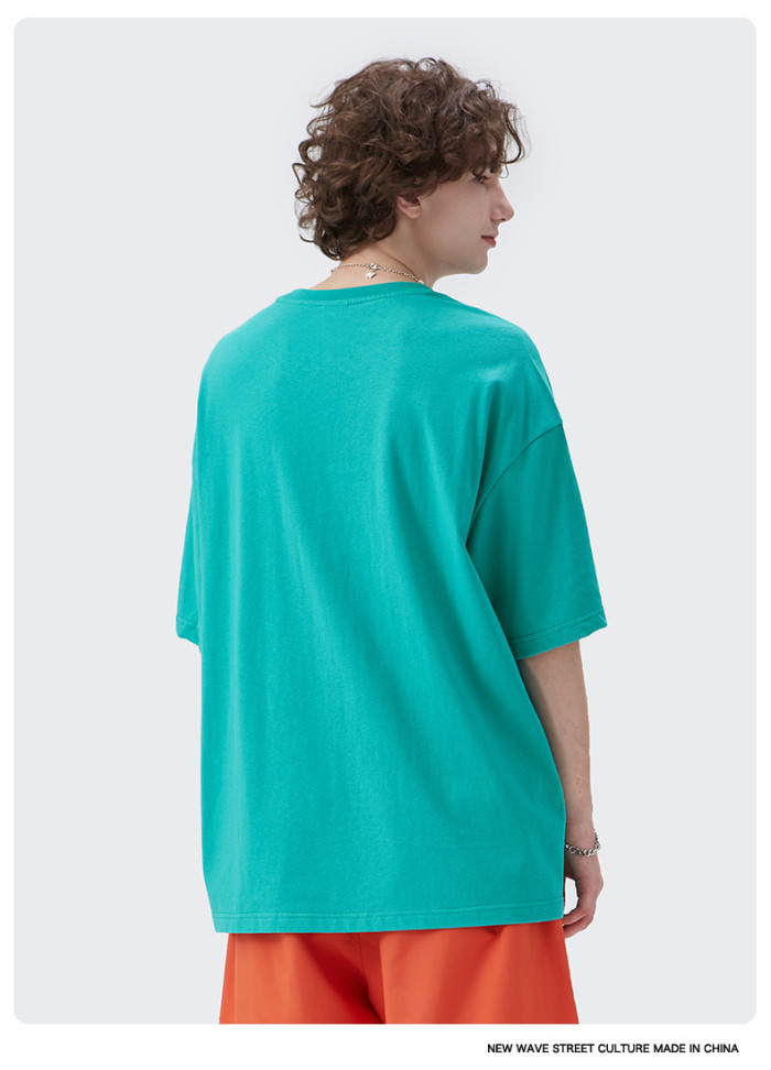 Summer Men Women Short Sleeve T-shirt Tee Pullover Tops Unisex Sweatshirt