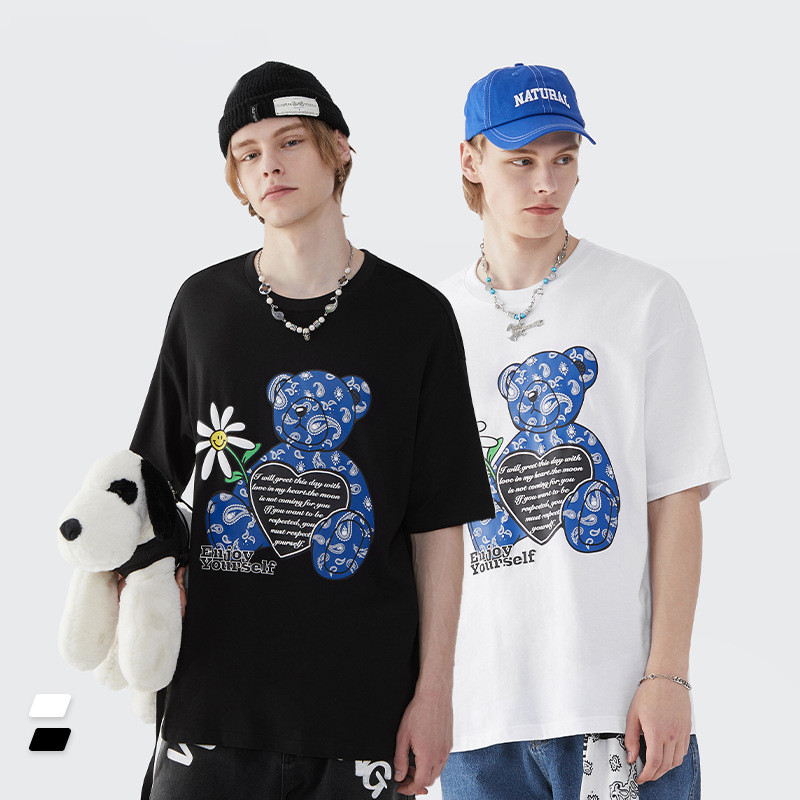 Summer Men Women Short Sleeve T-shirt Tee Pullover Tops Unisex Sweatshirt