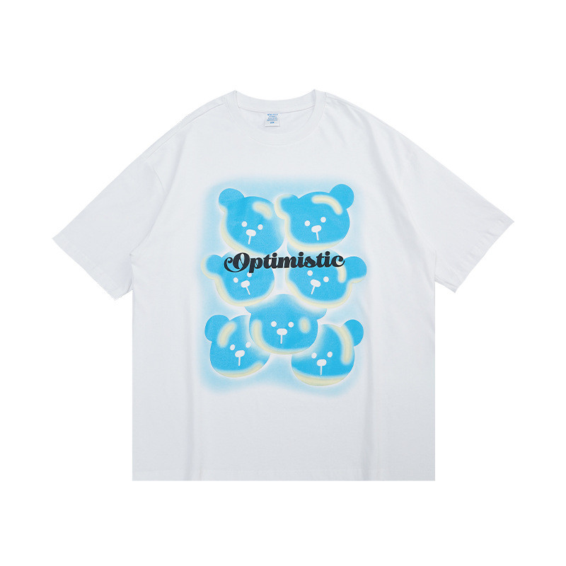 Summer Men Women Short Sleeve T-shirt Tee Pullover Tops Unisex Sweatshirt