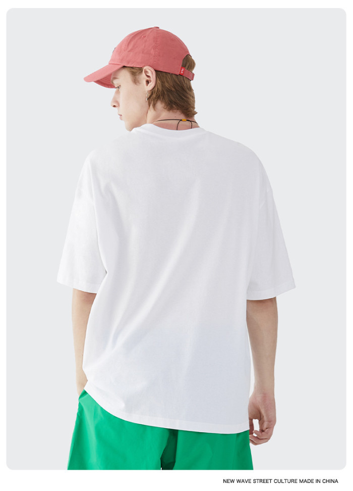 Summer Men Women Short Sleeve T-shirt Tee Pullover Tops Unisex Sweatshirt