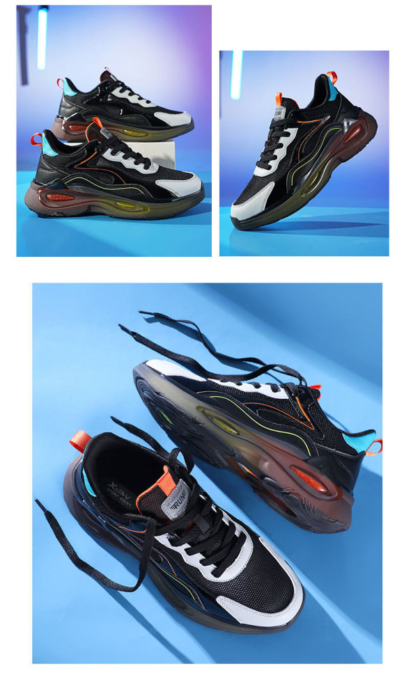 Men Women Sneakers Leather Platform Athletic Shoes Unisex