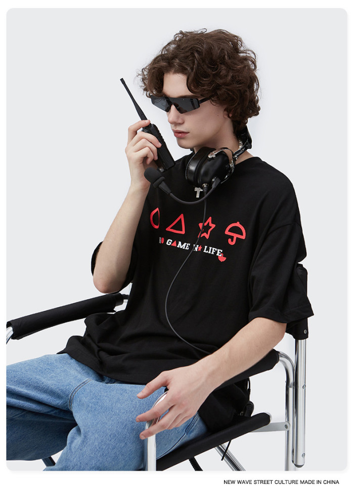 Summer Men Women Short Sleeve T-shirt Tee Pullover Tops Unisex Sweatshirt