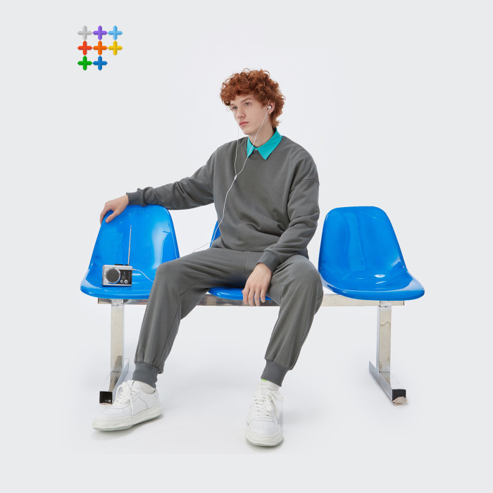 Women Men Two Piece Tracksuit Suit Hoodie Hooded Sweatshirt Pant Set Sweatwear