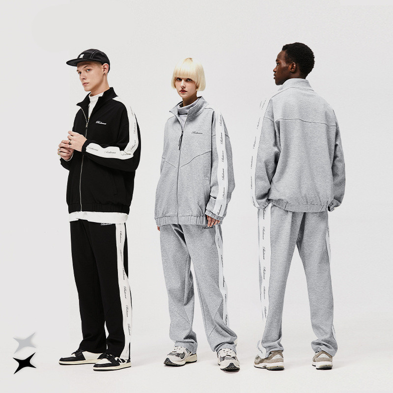 Women Men Two Piece Tracksuit Suit Hoodie Hooded Sweatshirt Pant Set Sweatwear