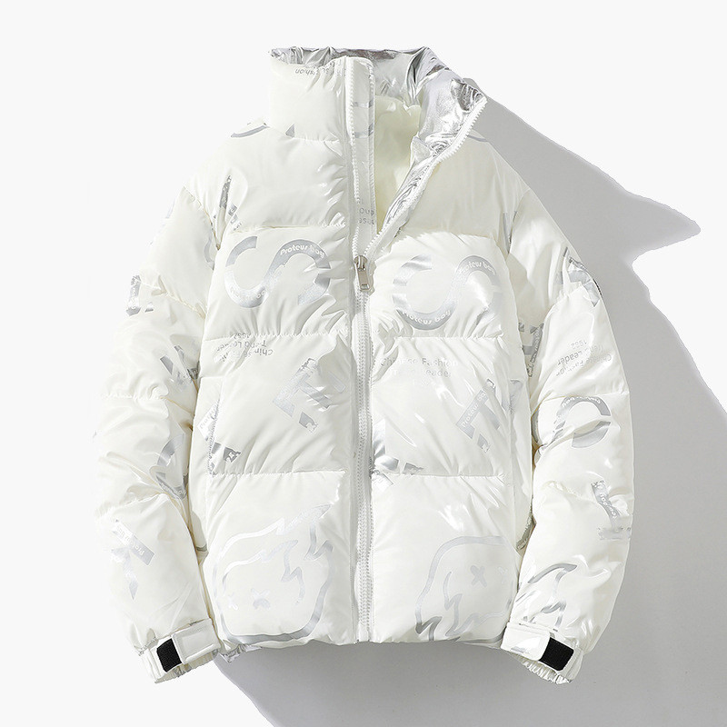 Women Men Cotton Jacket Coat Warm Winter Windproof Casual Padded Parkas