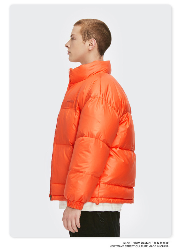 Women Men Down Jacket Hooded Coat Warm Winter Windproof Casual Parkas