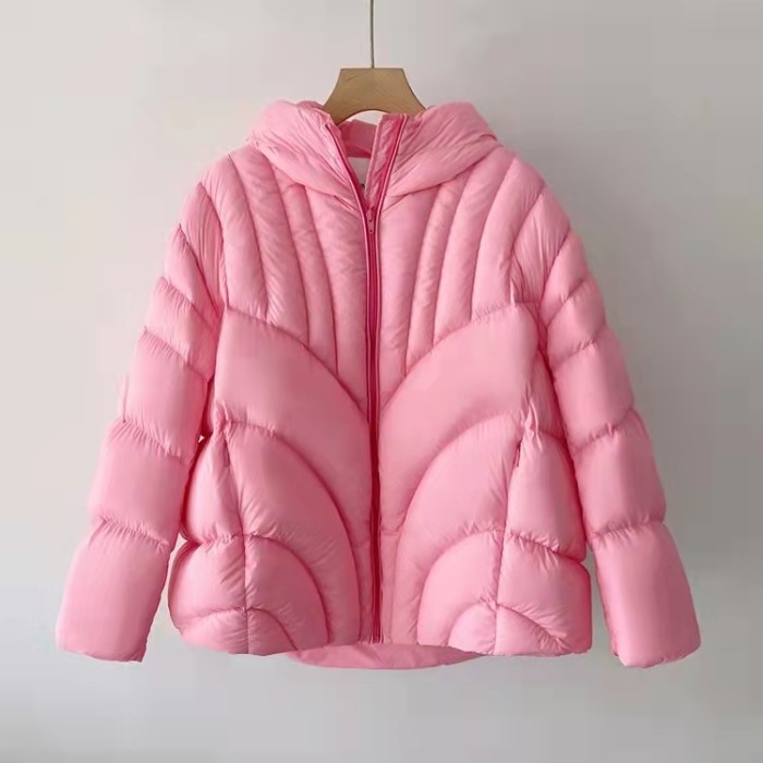 Women Down Jacket Hooded Coat Warm Winter Windproof Casual Parkas