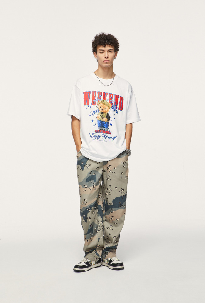 Summer Men Women Short Sleeve T-shirt Tee Pullover Tops Unisex Sweatshirt