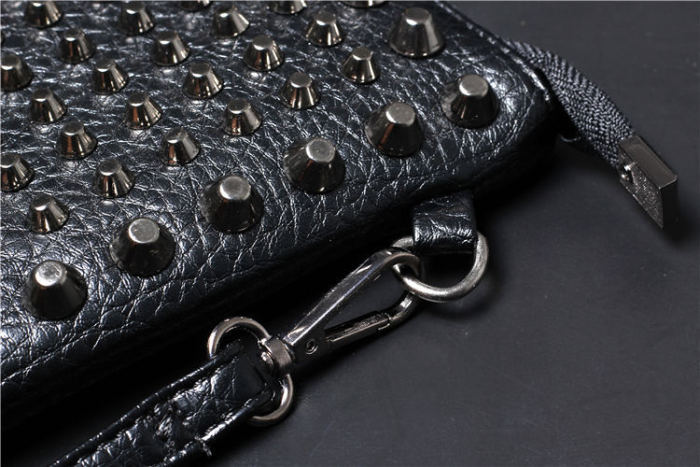 Women Men Leather Case Clutch Bag Pouch Phone Purse Coin Wallets Handbags
