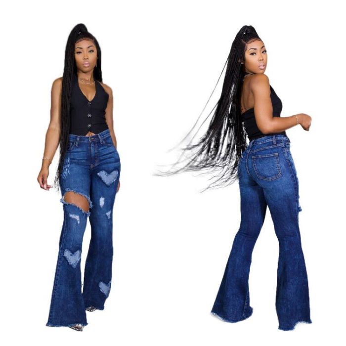 Fashion sexy flared jeans