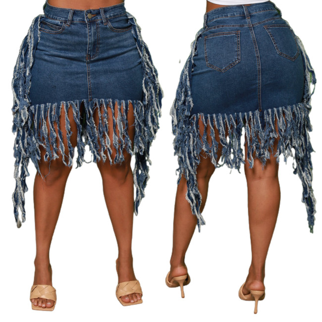 Sexy skirt denim casual skirt