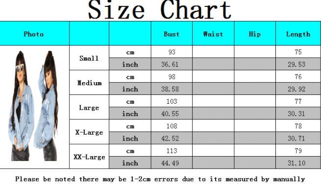 Casual fashion washed denim coat