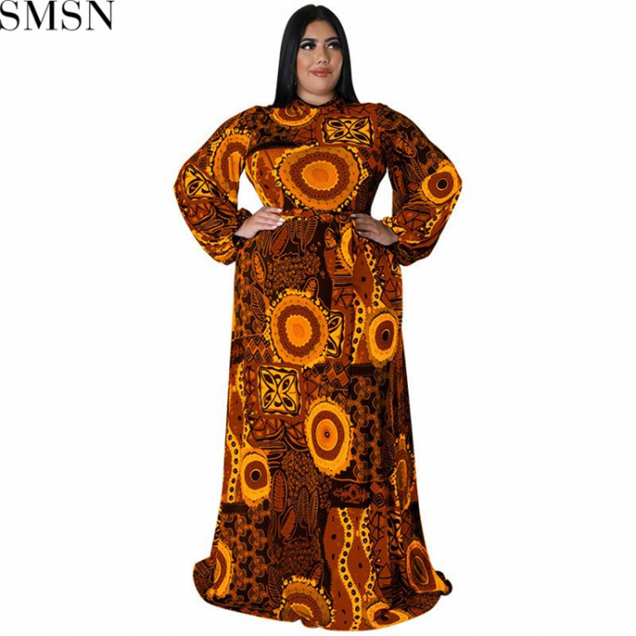 Plus Size Dress European and American fall women clothing wholesale supply rear zipper dress