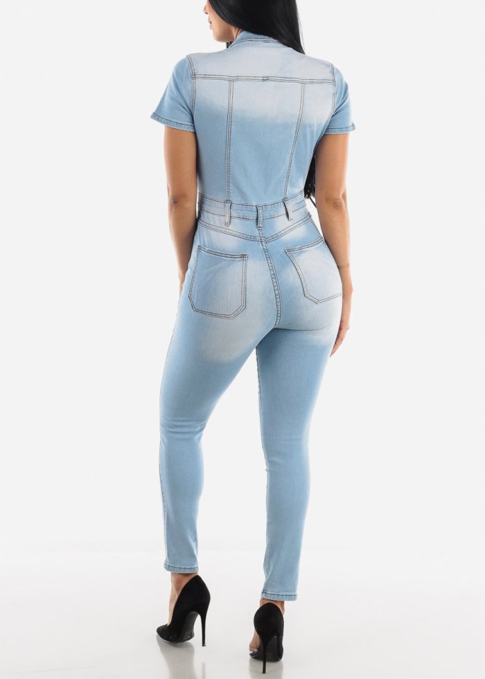 Fashion slim casual waist Jumpsuit