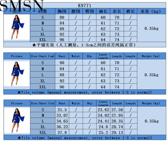 Plus Size Dress European and American style dress Amazon hot solid color draped dress