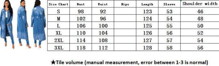 New denim long Cape hole dress