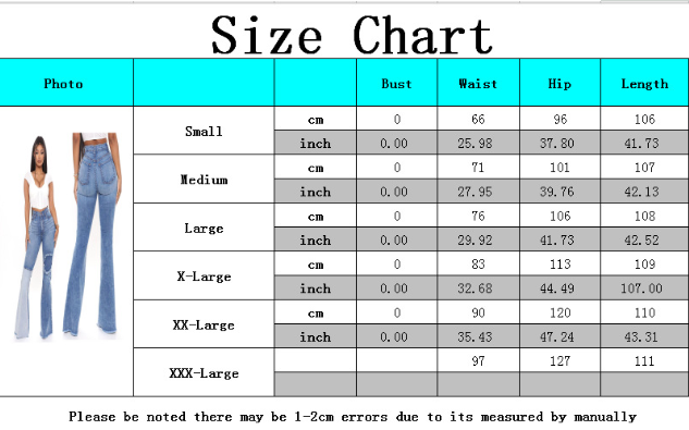 Sexy fashion stitched jeans with holes